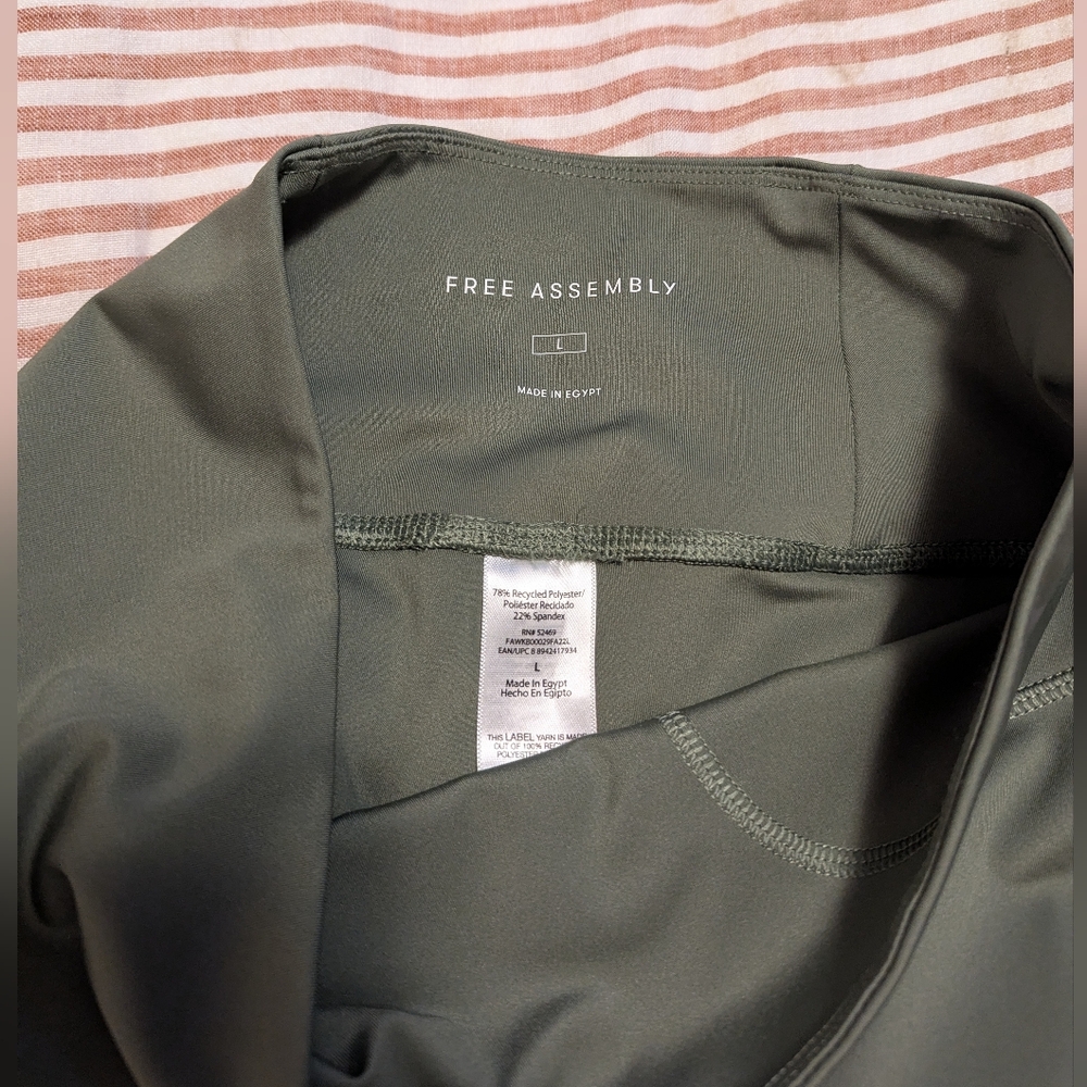 Free Assembly Olive Green Leggings